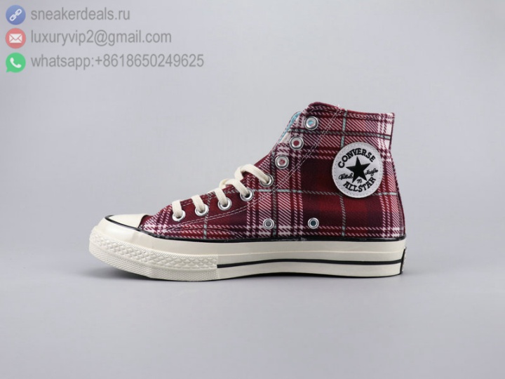 CONVERSE ALL STAR 1970 HIGH RED CHECKER UNISEX CANVAS SHOES